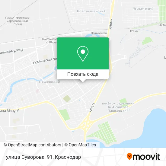 Карта улица Суворова, 91