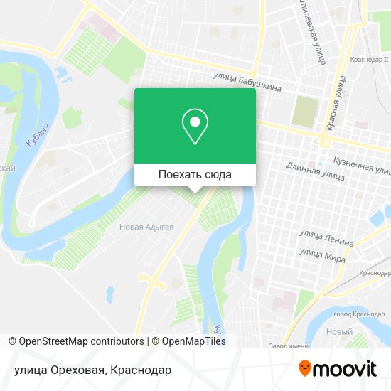 Карта улица Ореховая
