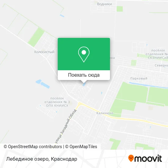 Карта Лебединое озеро