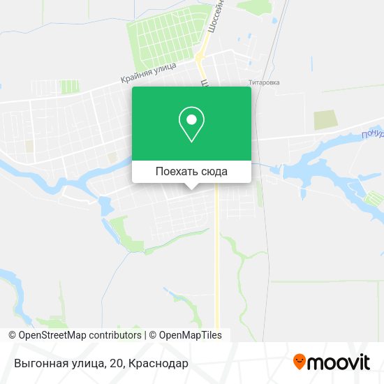 Карта Выгонная улица, 20