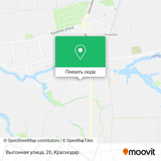 Карта Выгонная улица, 20