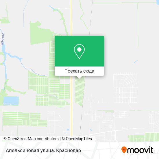 Карта Апельсиновая улица