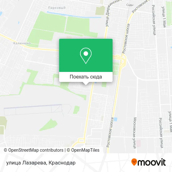 Карта улица Лазарева