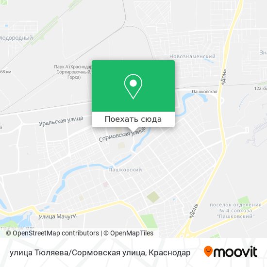 Карта улица Тюляева/Сормовская улица