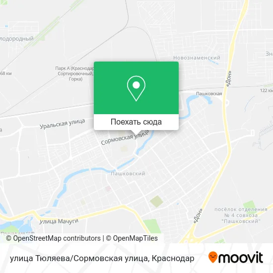 Карта улица Тюляева/Сормовская улица