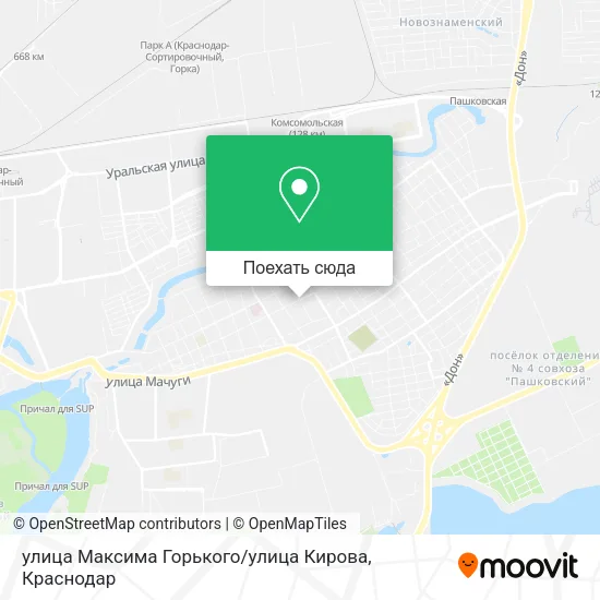 Карта улица Максима Горького / улица Кирова