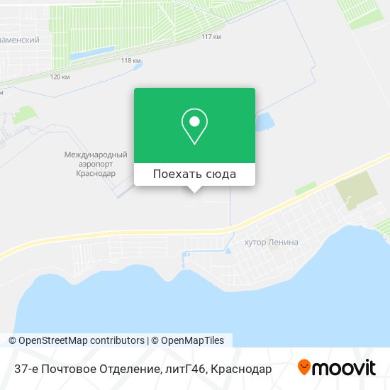 Карта 37-е Почтовое Отделение, литГ46
