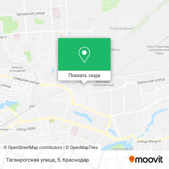 Карта Таганрогская улица, 5