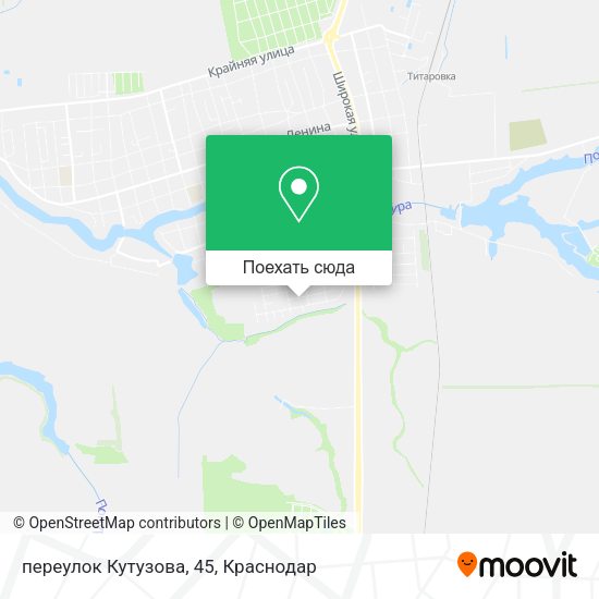Карта переулок Кутузова, 45