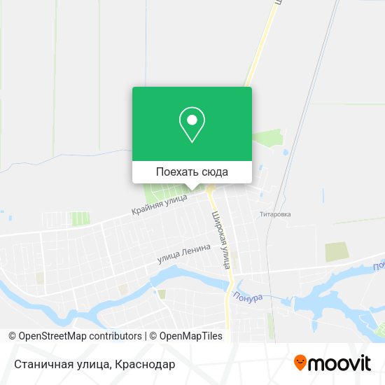 Карта Станичная улица