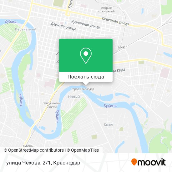 Карта улица Чехова, 2/1
