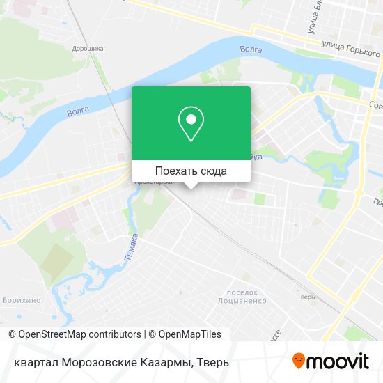 Карта квартал Морозовские Казармы