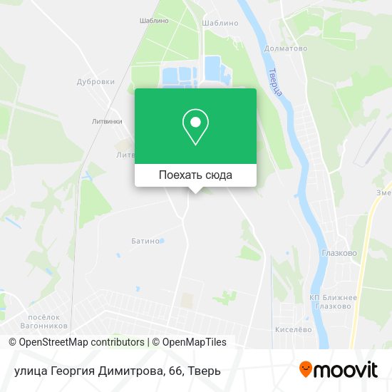 Карта улица Георгия Димитрова, 66