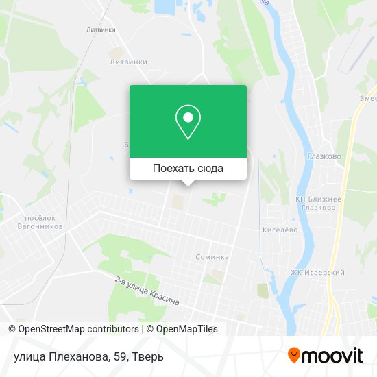 Карта улица Плеханова, 59