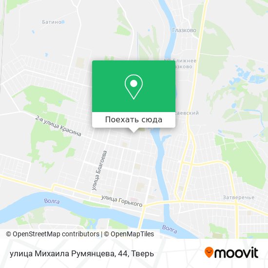 Карта улица Михаила Румянцева, 44