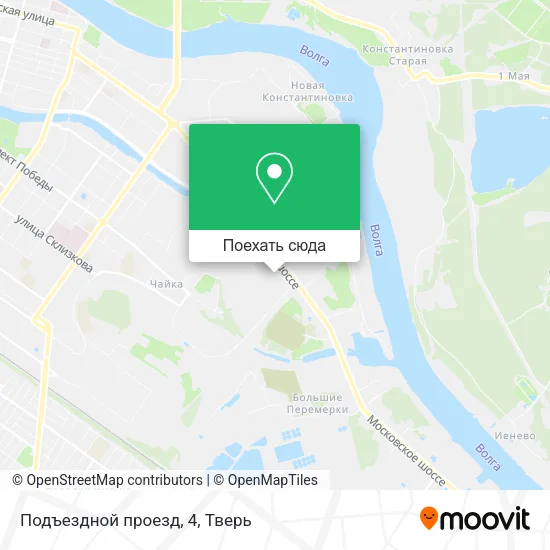 Карта Подъездной проезд, 4