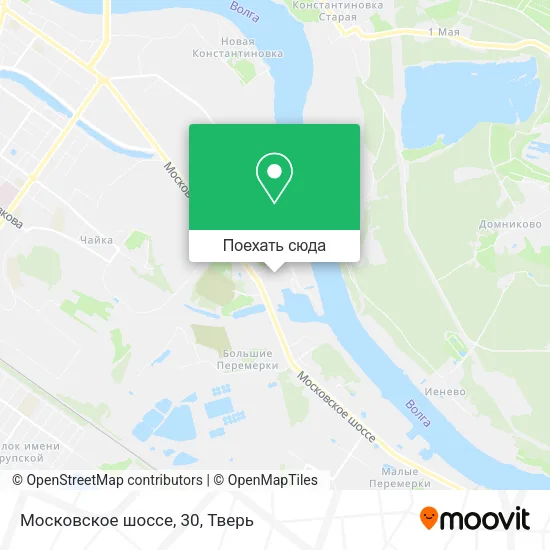 Карта Московское шоссе, 30