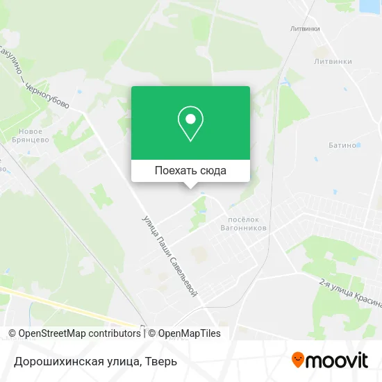Карта Дорошихинская улица