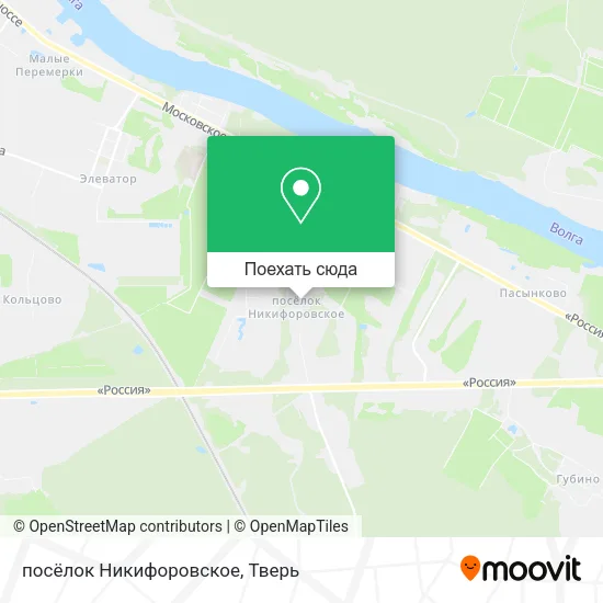 Карта посёлок Никифоровское