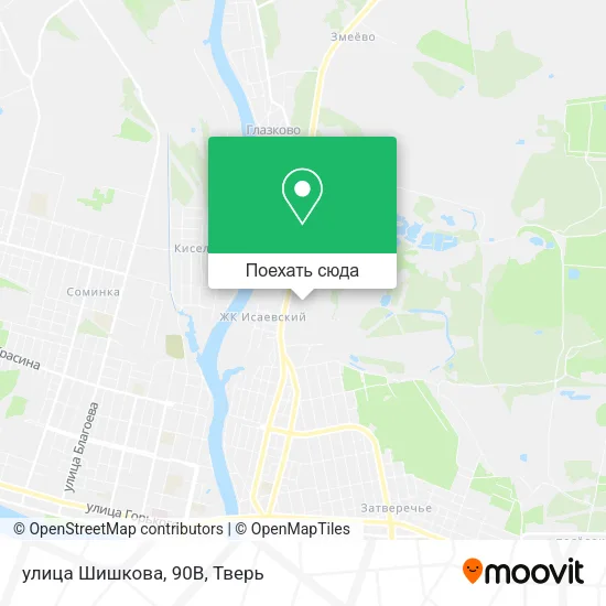 Карта улица Шишкова, 90В