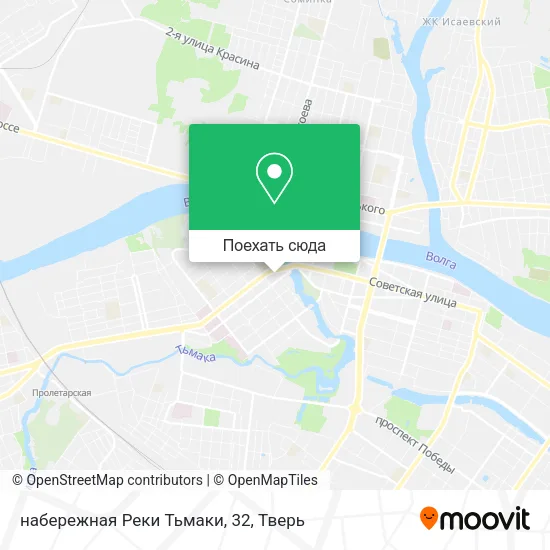 Карта набережная Реки Тьмаки, 32