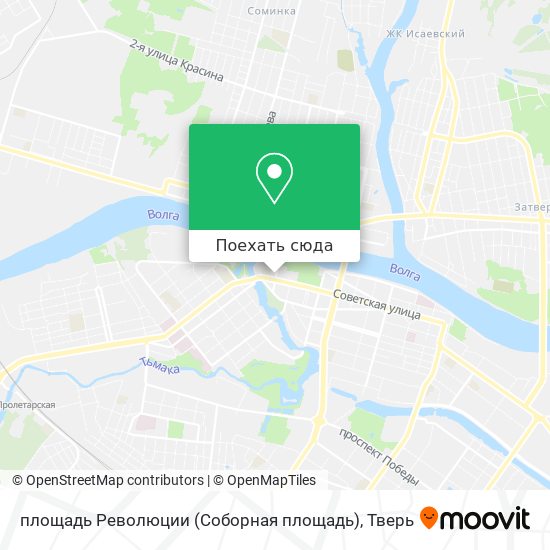 Карта площадь Революции (Соборная площадь)