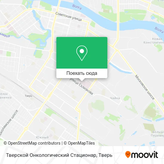 Карта Тверской Онкологический Стационар