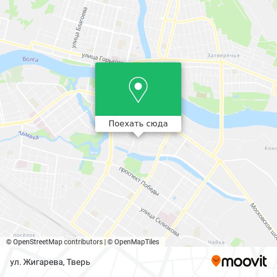 Карта ул. Жигарева