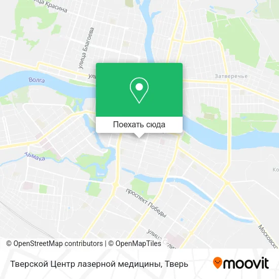 Карта Тверской Центр лазерной медицины