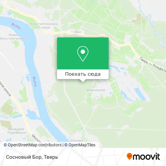 Карта Сосновый Бор