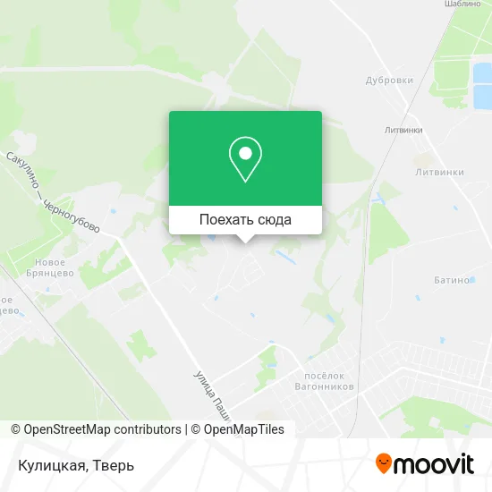 Карта Кулицкая