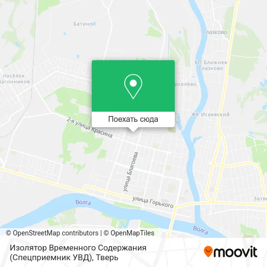 Карта Изолятор Временного Содержания (Спецприемник УВД)