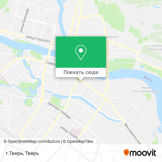 Карта г.Тверь