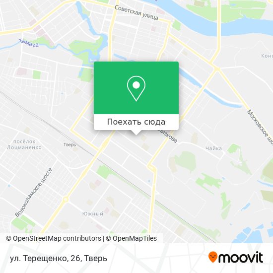 Карта ул. Терещенко, 26
