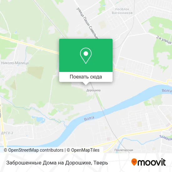 Карта Заброшенные Дома на Дорошихе