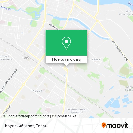 Карта Крупский мост