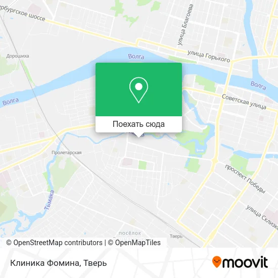 Карта Клиника Фомина