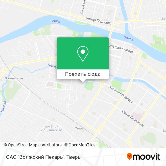 Карта ОАО "Волжский Пекарь"