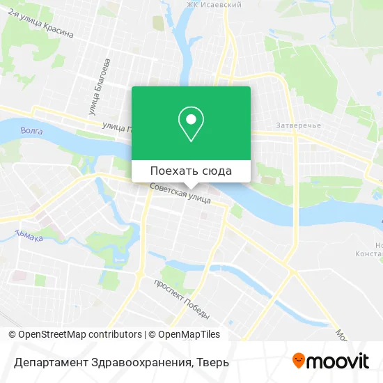 Карта Департамент Здравоохранения