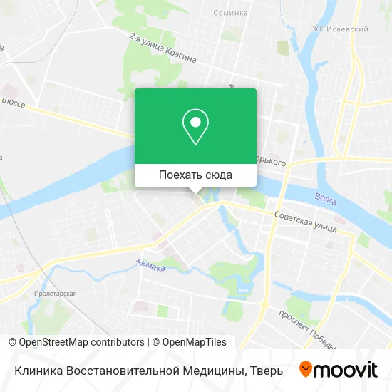 Карта Клиника Восстановительной Медицины