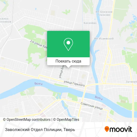 Карта Заволжский Отдел Полиции