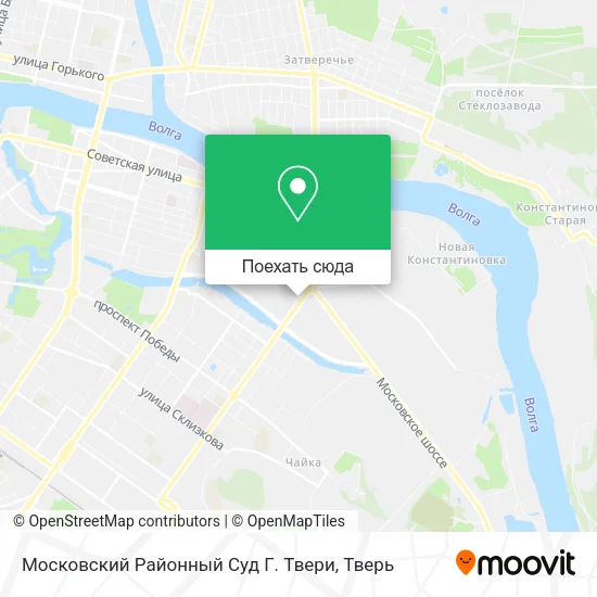 Карта Московский Районный Суд Г. Твери