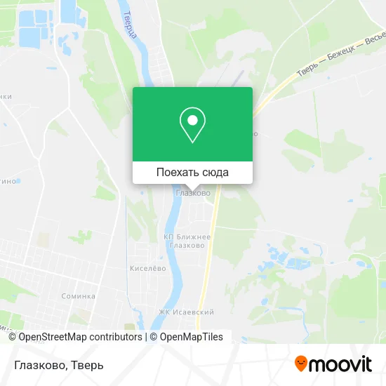 Карта Глазково
