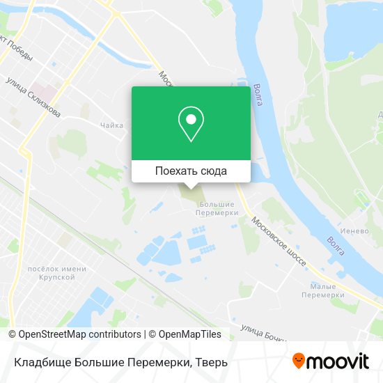 Карта Кладбище Большие Перемерки
