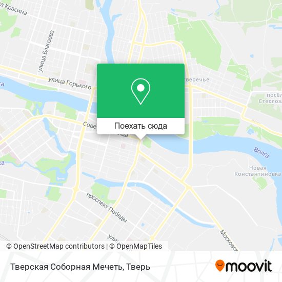 Карта Тверская Соборная Мечеть