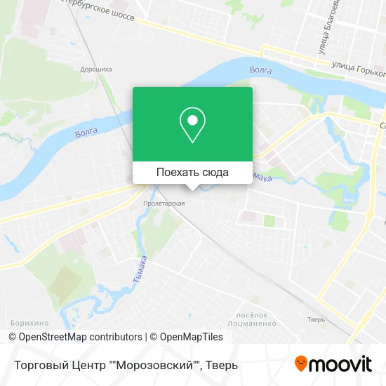 Карта Торговый Центр ""Морозовский""