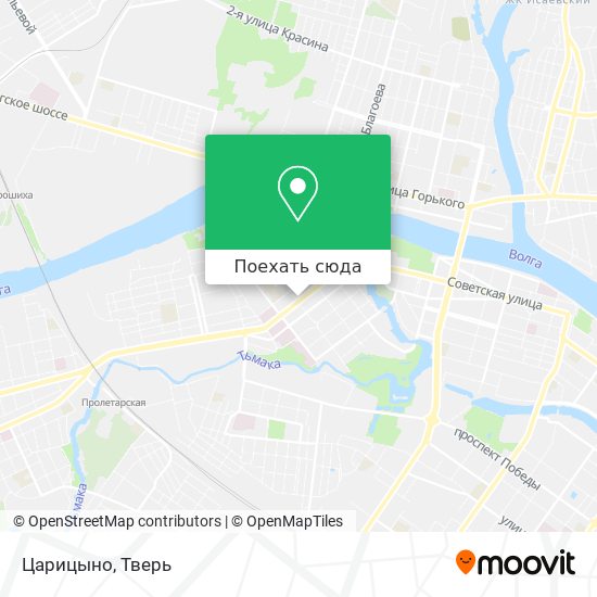 Карта Царицыно