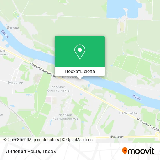 Карта Липовая Роща