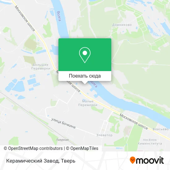 Карта Керамический Завод