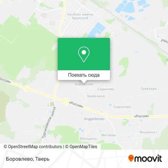 Карта Боровлево